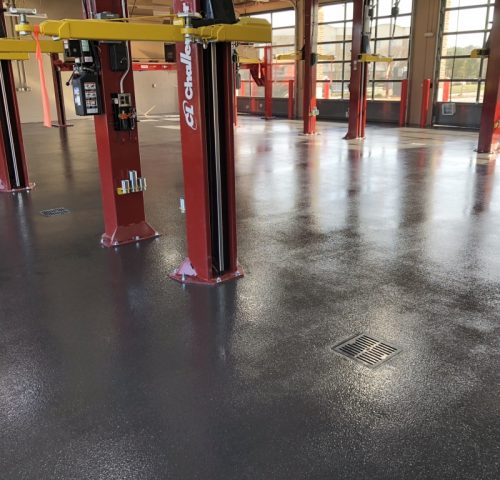 Atlantic-TIre-and-Service-Wakefield-Epoxy-Broadcast-Flooring-Acylic-Flake-Grey-2-Advanced-Concrete-Coatings